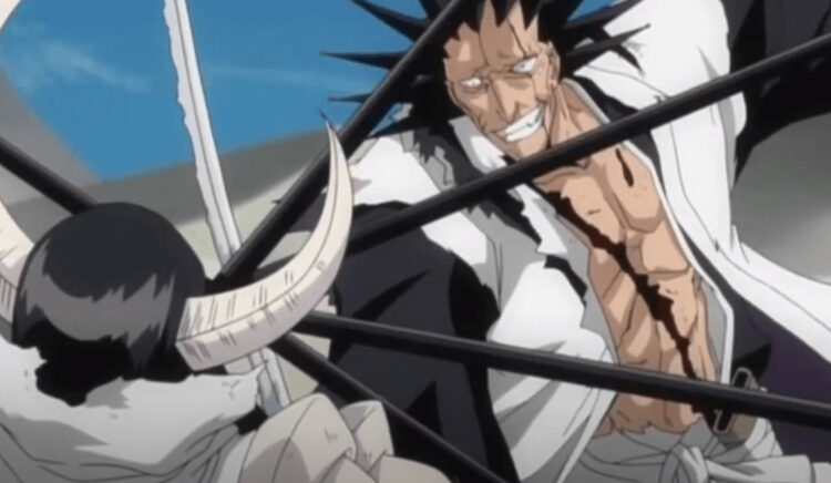 Kenpachi battle scene