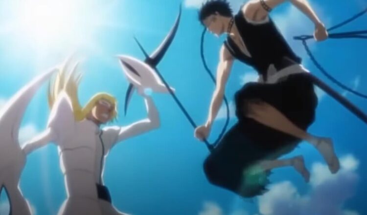 Shuhei Hisagi battle scene