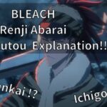 BLEACH Renji Abarai Zanpakutou Explanation!!